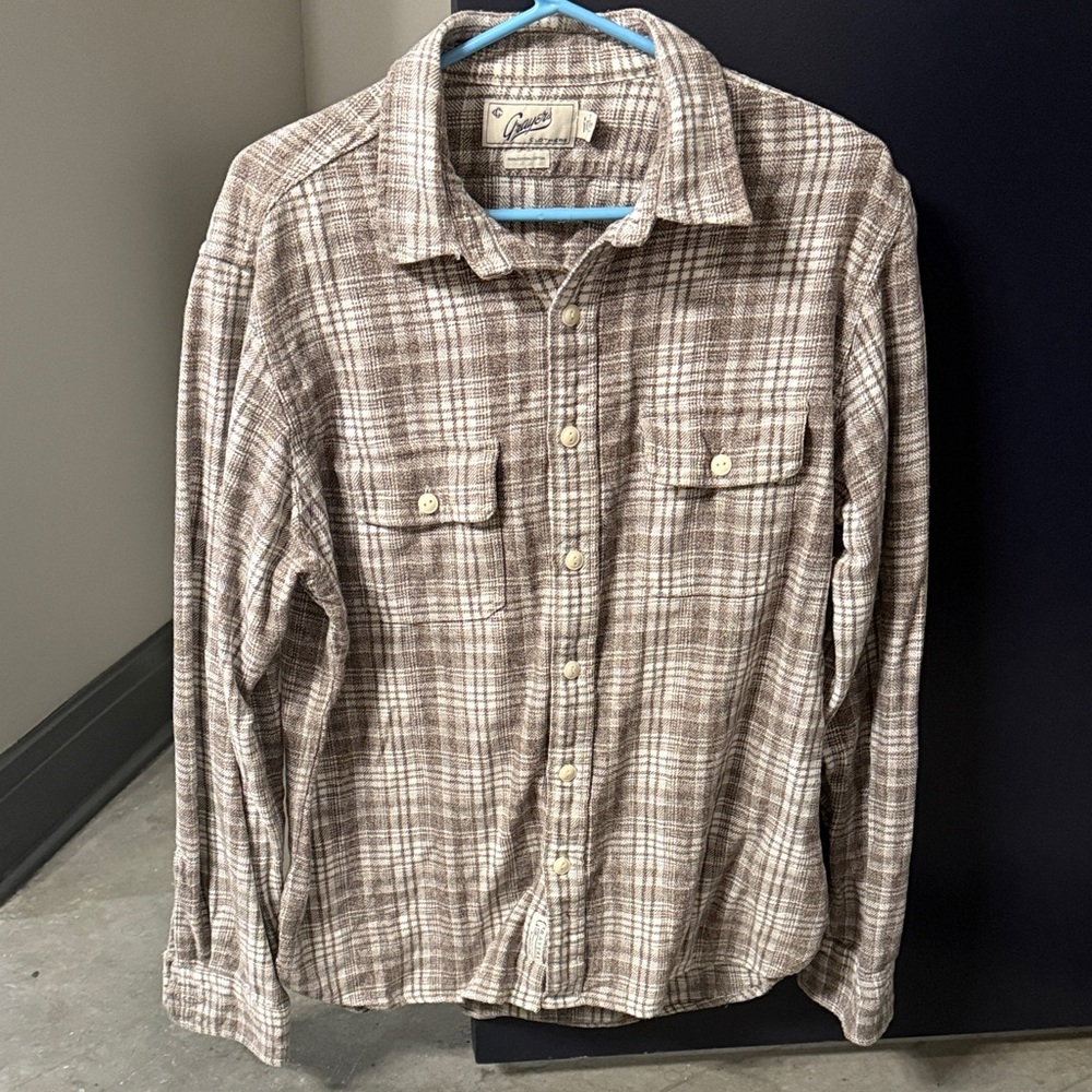 Grayers Brown Plaid Men's Shirt